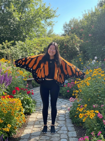 Liah's Threads - Handmade Butterfly Cardigan