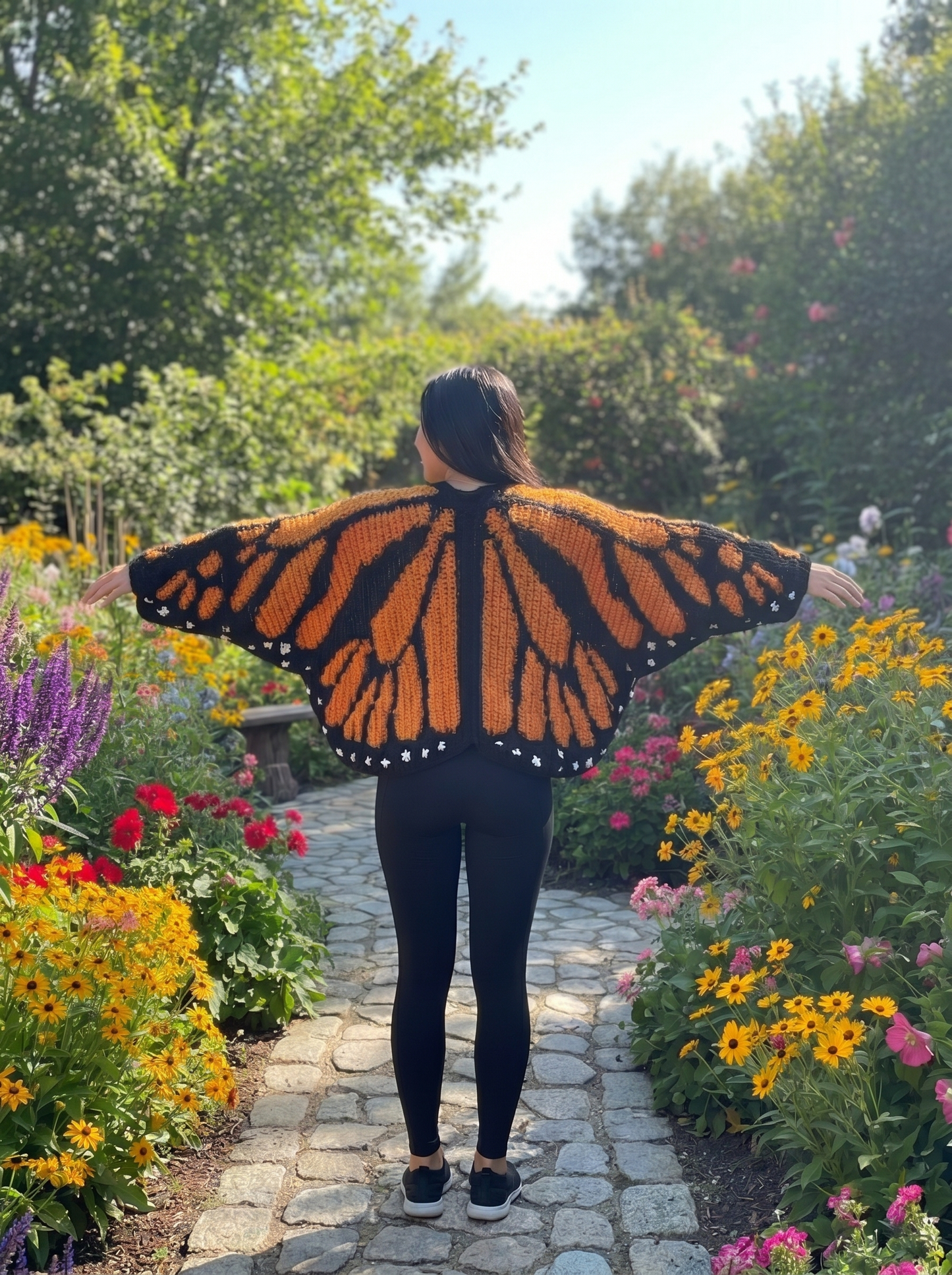 Liah's Threads - Handmade Butterfly Cardigan