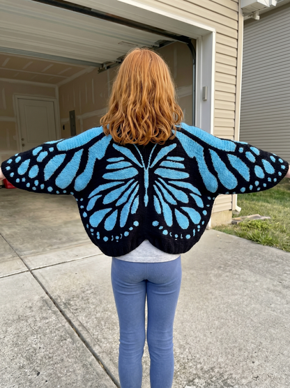 Liah's Threads - Handmade Butterfly Cardigan
