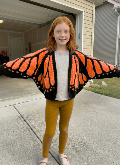 Liah's Threads - Handmade Butterfly Cardigan