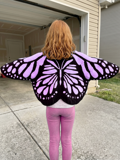 Liah's Threads - Handmade Butterfly Cardigan