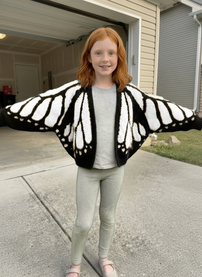 Liah's Threads - Handmade Butterfly Cardigan